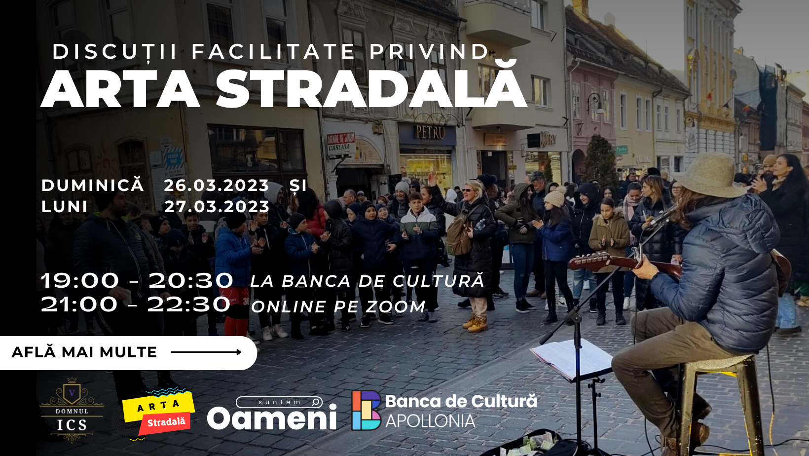 Domnul ICS cantând pe republicii, advocacy, artă stradală